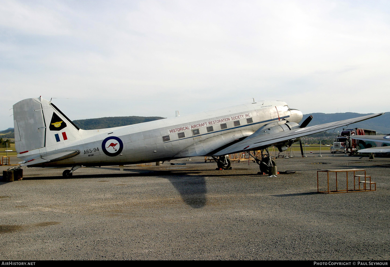Aircraft Photo of VH-EAF / A65-94 | Douglas C-47B Skytrain | Historical Aircraft Restoration Society - HARS | Australia - Air Force | AirHistory.net #444159
