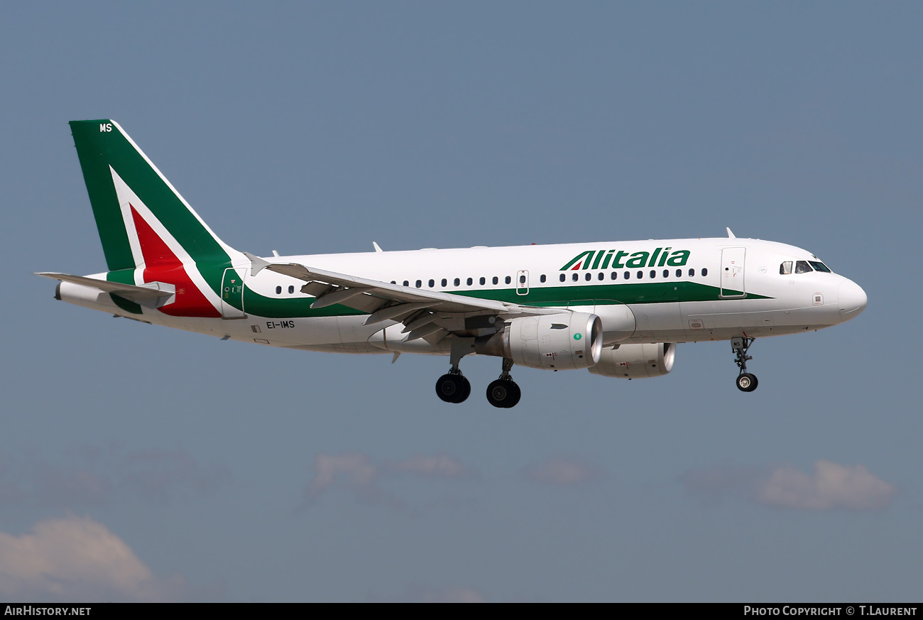 Aircraft Photo of EI-IMS | Airbus A319-111 | Alitalia | AirHistory.net #444161