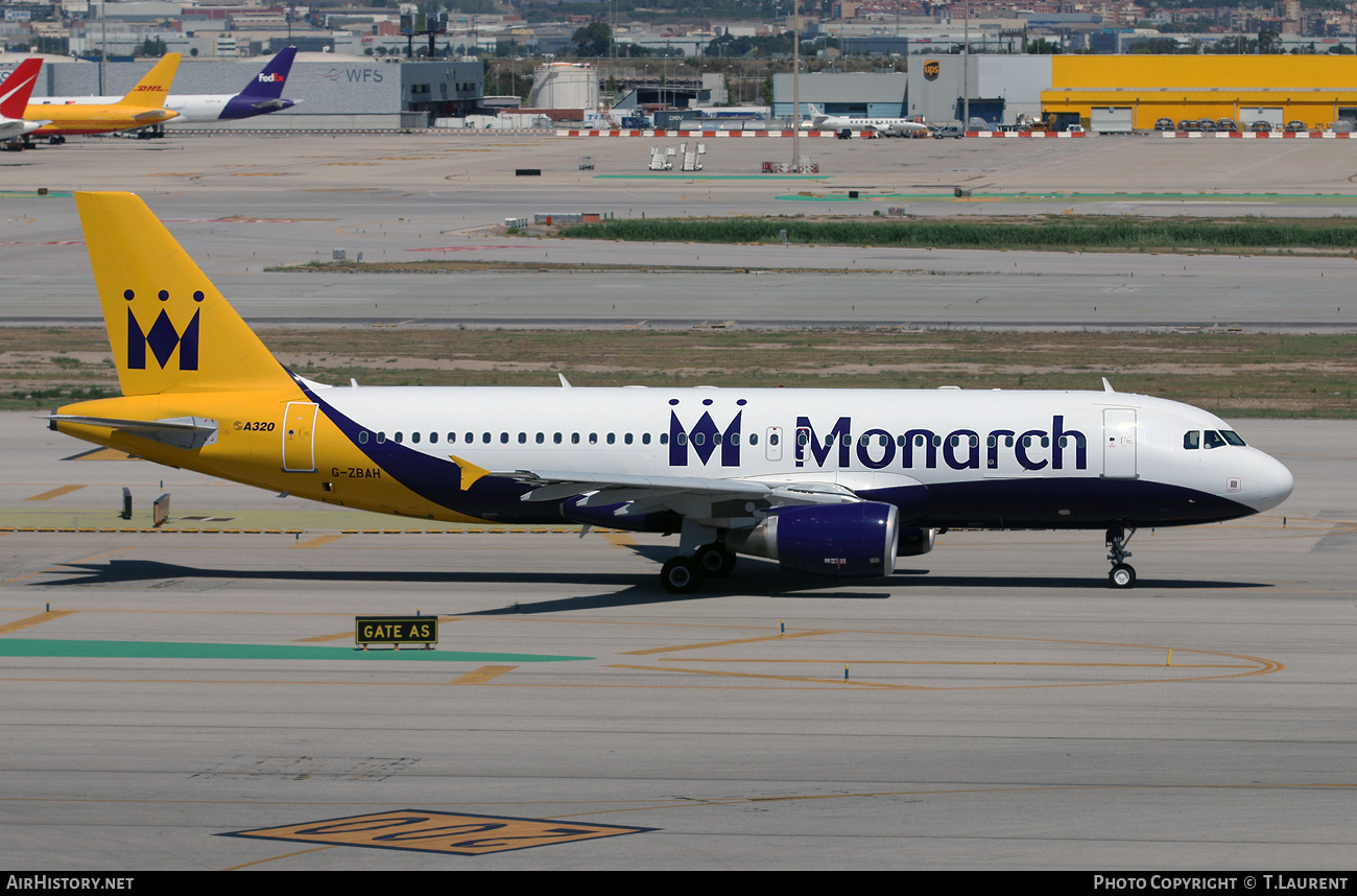 Aircraft Photo of G-ZBAH | Airbus A320-214 | Monarch Airlines | AirHistory.net #444167