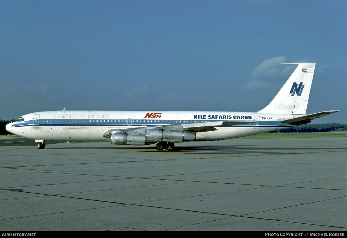 Aircraft Photo of ST-AKR | Boeing 707-328C | Nile Safaris Aviation | AirHistory.net #444179