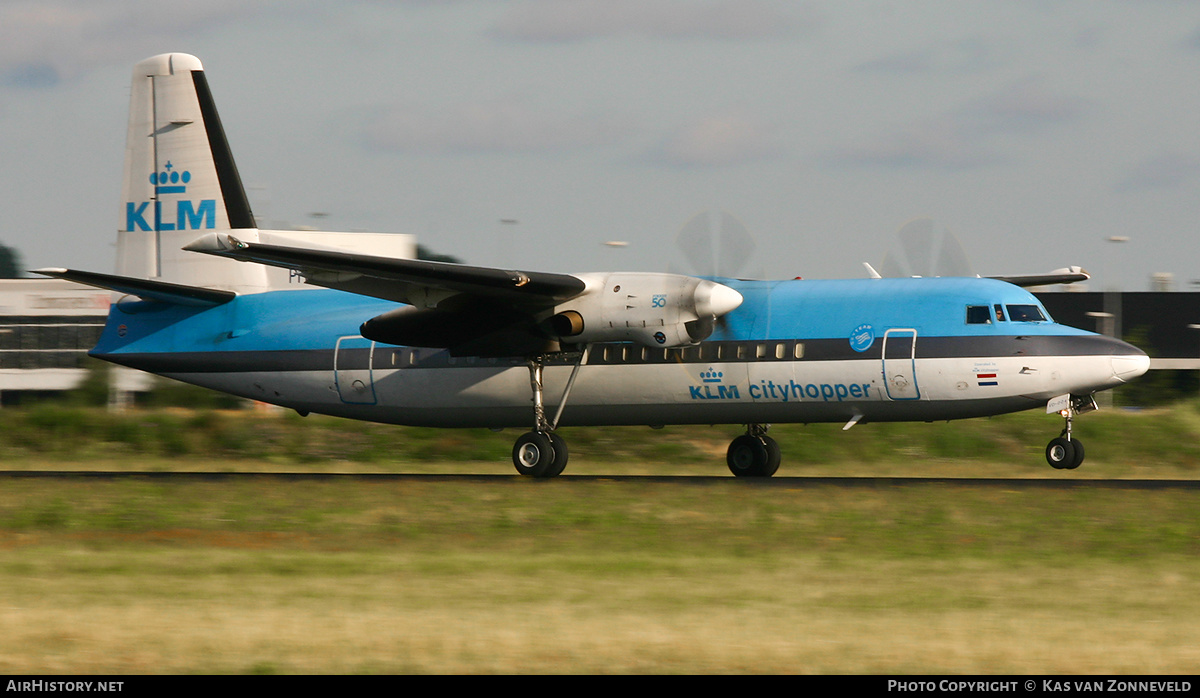 Aircraft Photo of PH-KVD | Fokker 50 | KLM Cityhopper | AirHistory.net #444185