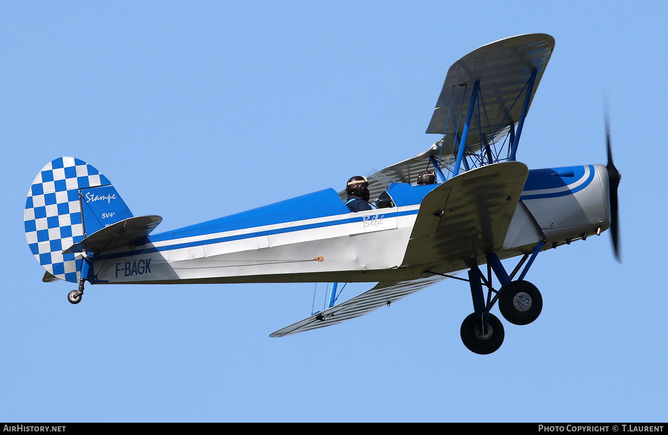 Aircraft Photo of F-BAGK | Stampe-Vertongen SV-4C | AirHistory.net #444202