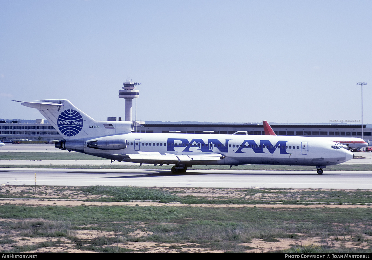 Aircraft Photo of N4739 | Boeing 727-235 | Pan American World Airways - Pan Am | AirHistory.net #444210