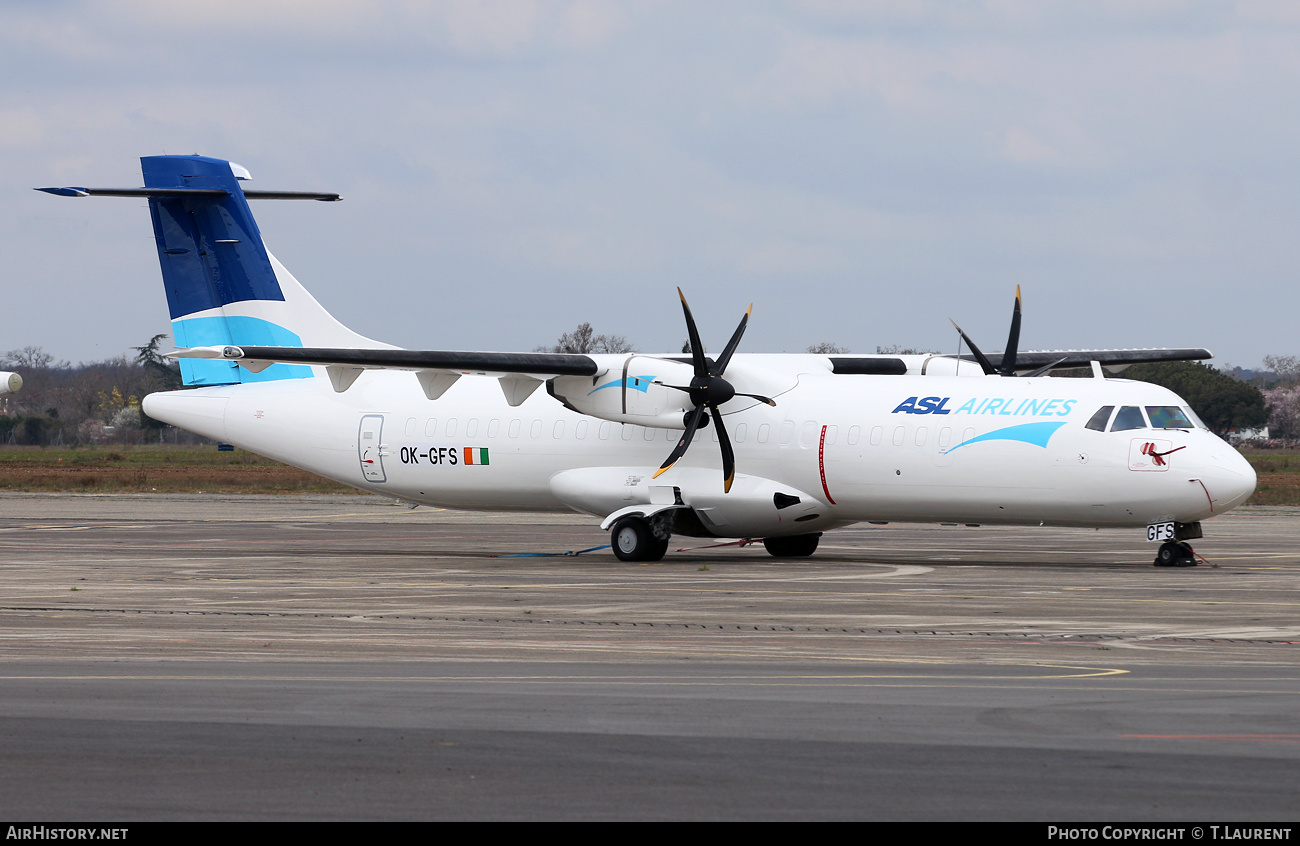 Aircraft Photo of OK-GFS | ATR ATR-72-500/F (ATR-72-212A) | ASL Airlines | AirHistory.net #444236