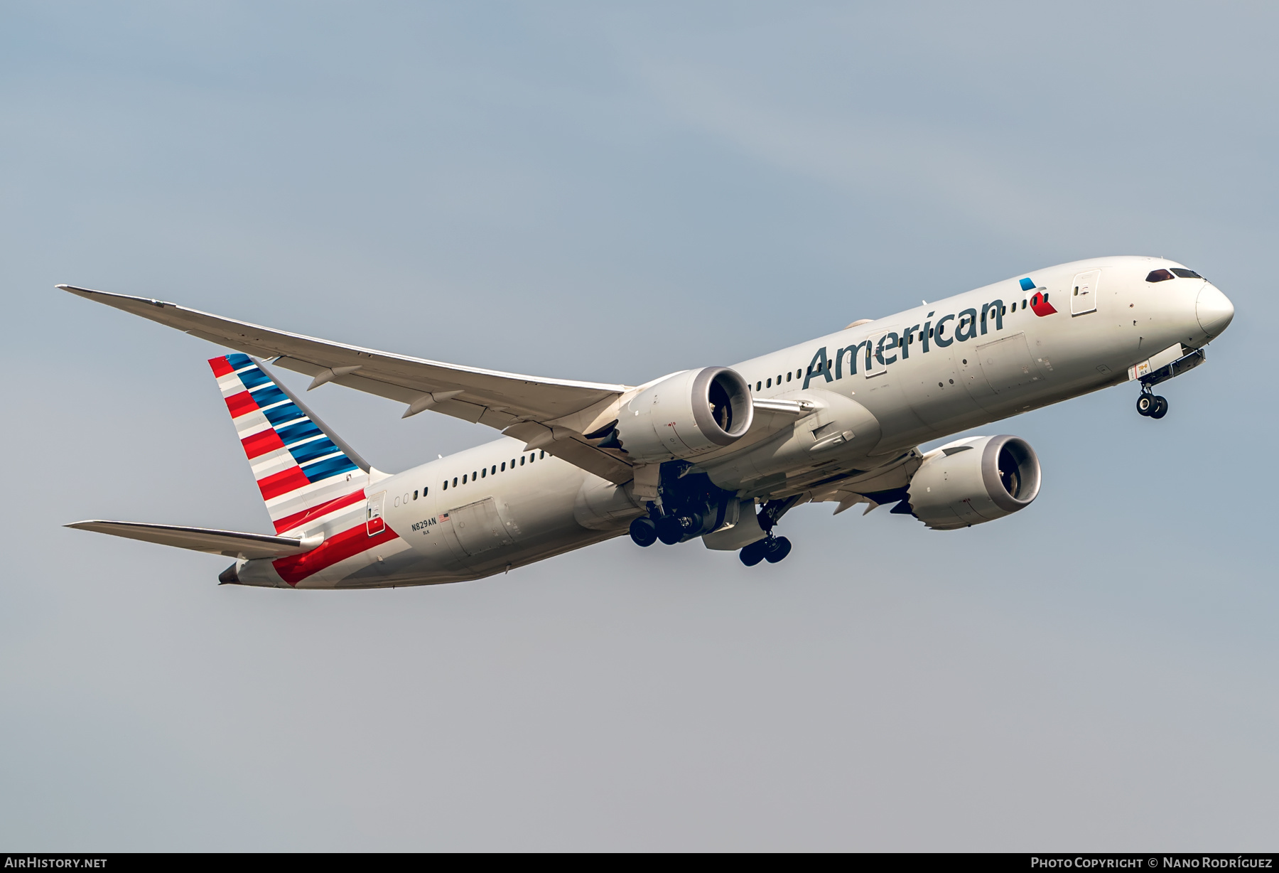 Aircraft Photo of N829AN | Boeing 787-9 Dreamliner | American Airlines | AirHistory.net #444246