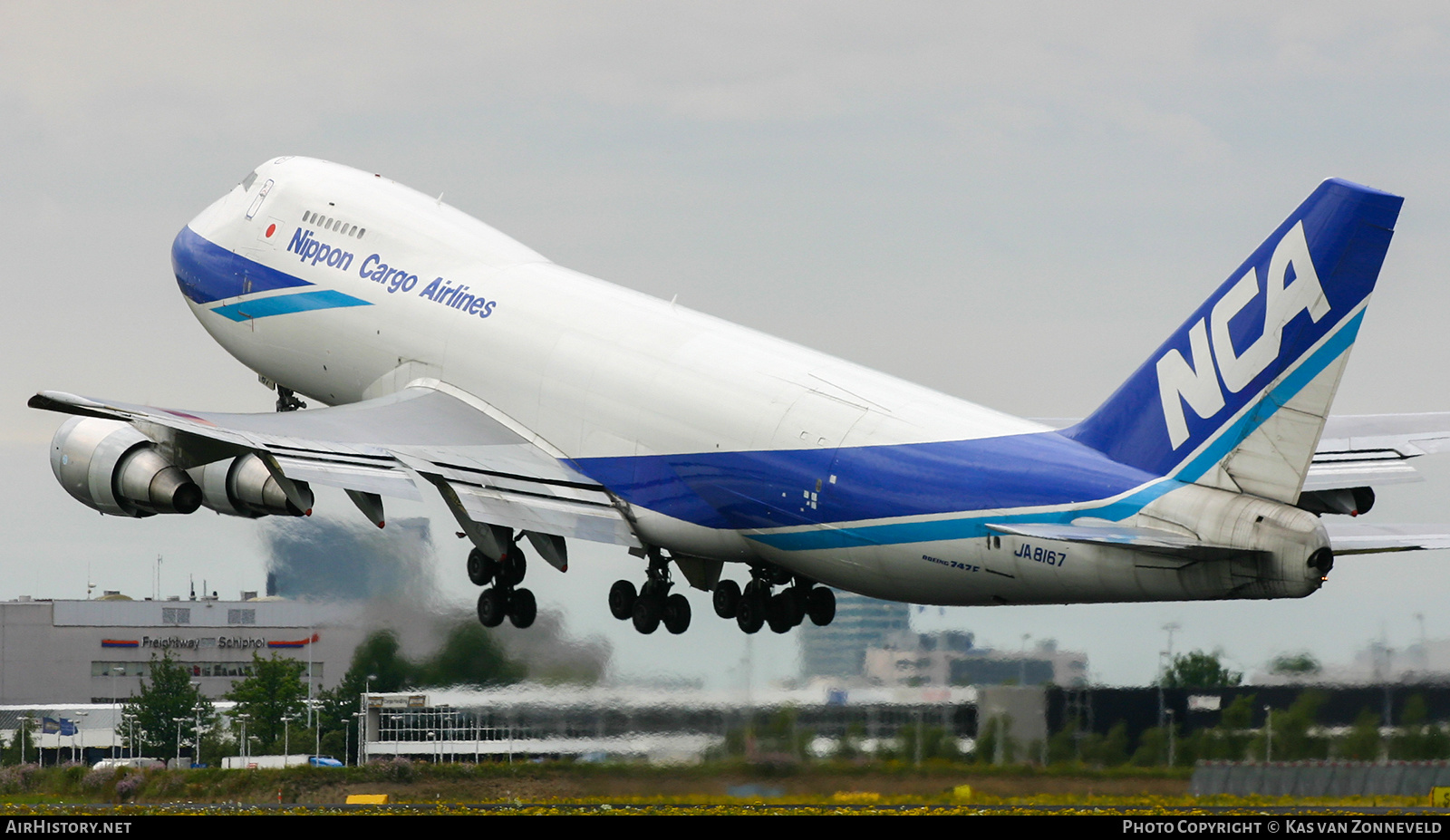 Aircraft Photo of JA8167 | Boeing 747-281F/SCD | Nippon Cargo Airlines - NCA | AirHistory.net #444260