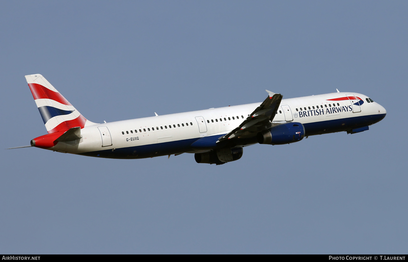 Aircraft Photo of G-EUXG | Airbus A321-231 | British Airways | AirHistory.net #444269
