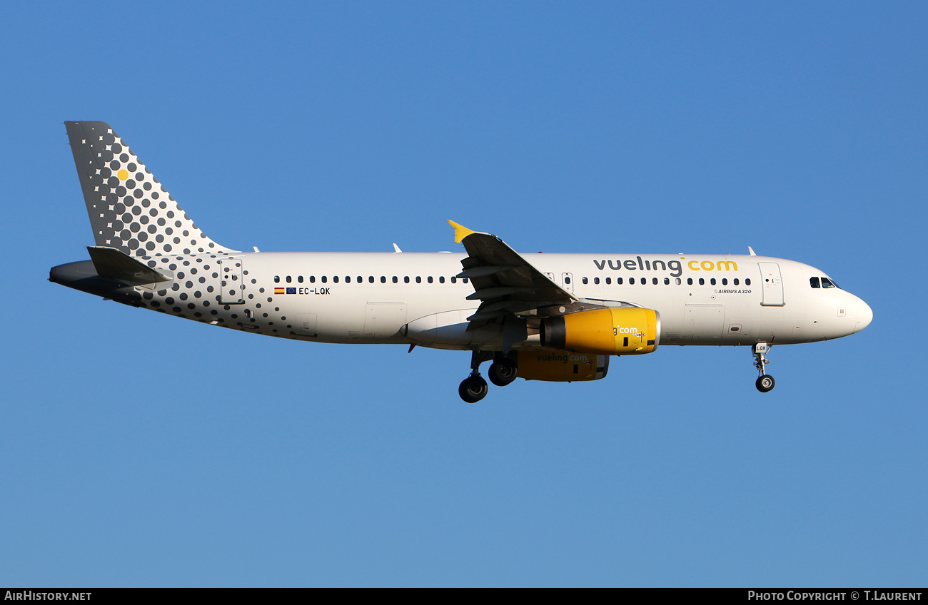 Aircraft Photo of EC-LQK | Airbus A320-232 | Vueling Airlines | AirHistory.net #444305