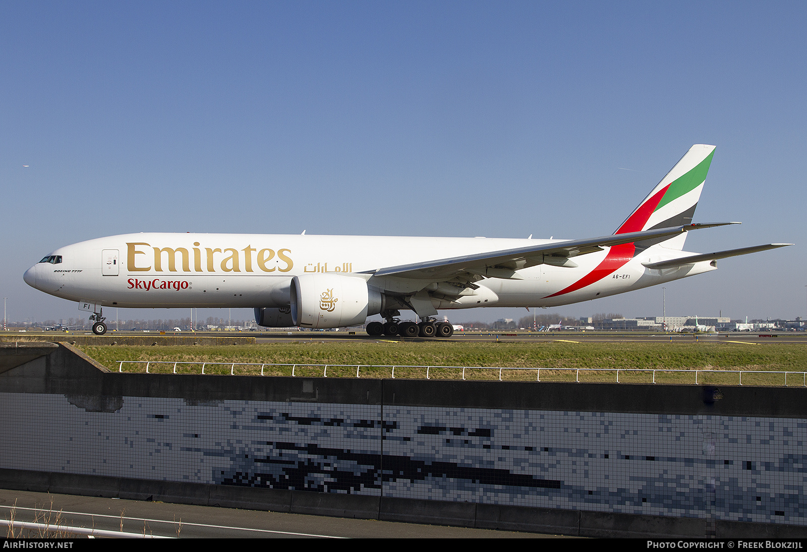 Aircraft Photo of A6-EFI | Boeing 777-F1H | Emirates SkyCargo | AirHistory.net #444327