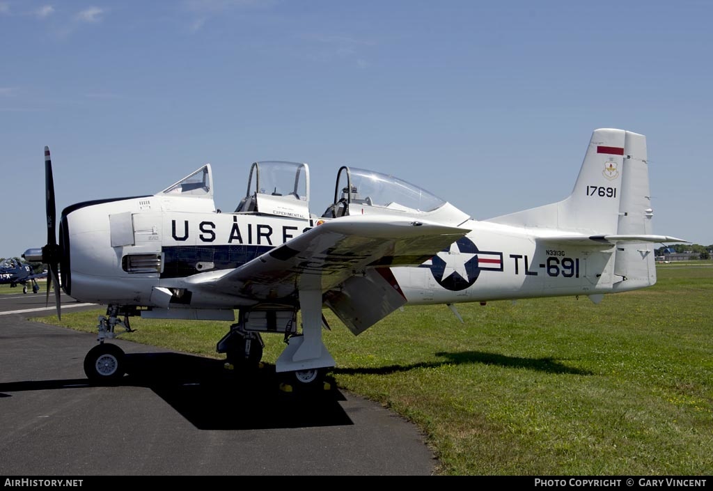 Aircraft Photo of N3313G | North American T-28A Trojan | USA - Air Force | AirHistory.net #444337