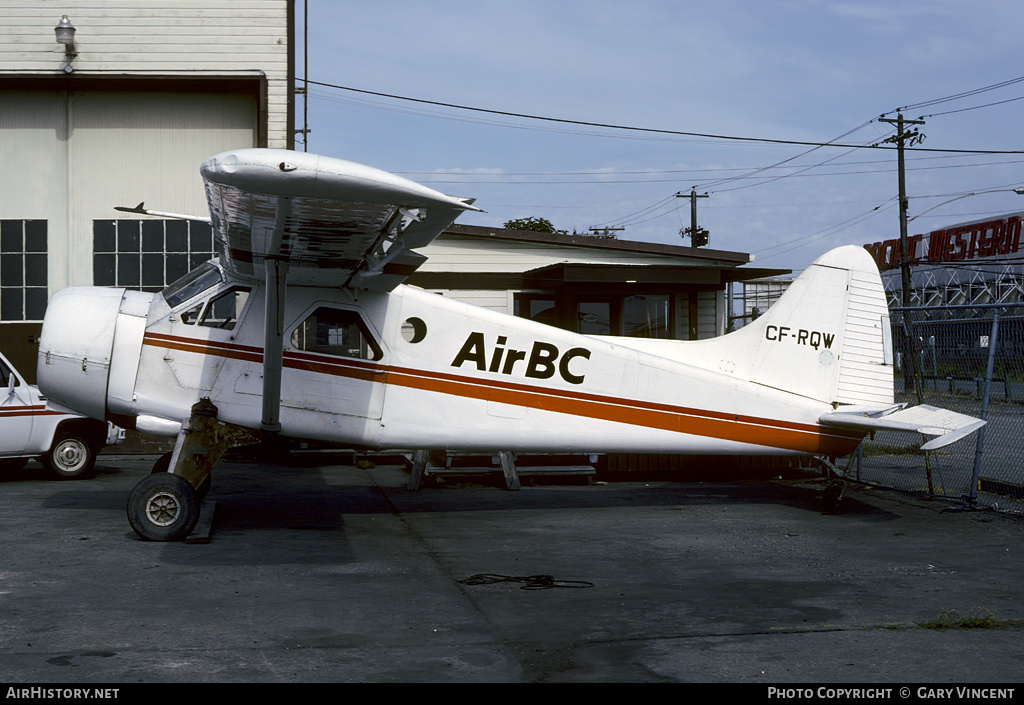Aircraft Photo of CF-RQW | De Havilland Canada DHC-2 Beaver Mk.1 | Air BC | AirHistory.net #444338