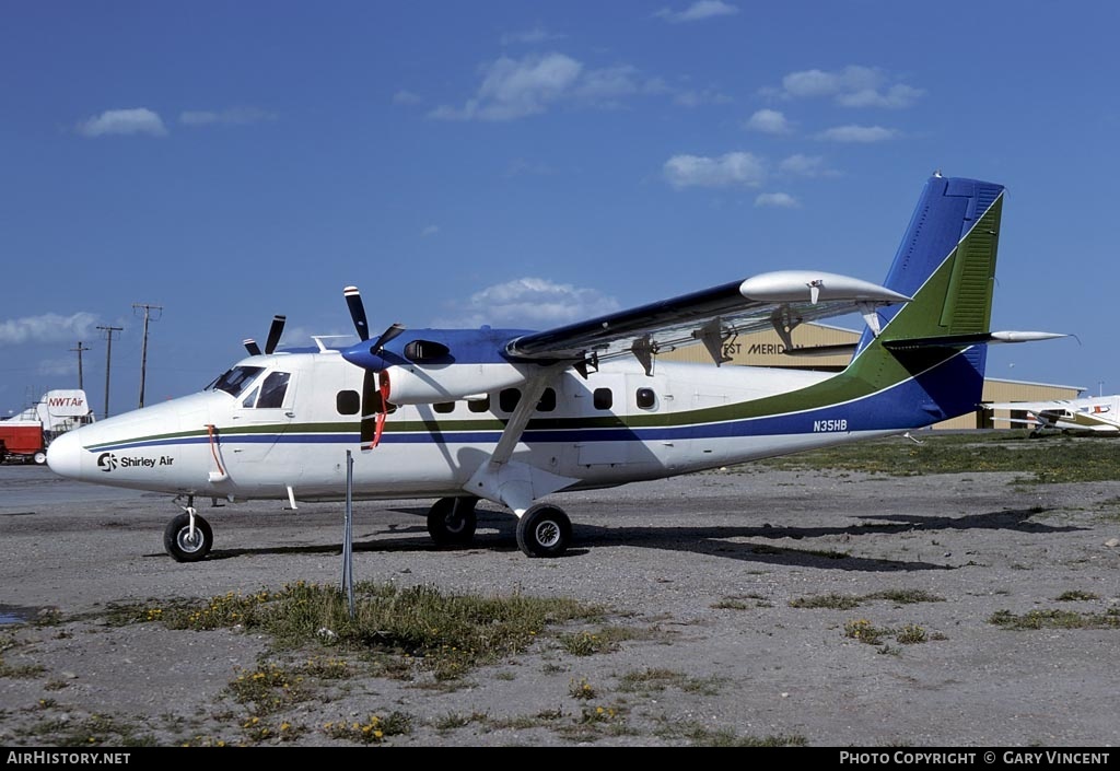 Aircraft Photo of N35HB | De Havilland Canada DHC-6-300 Twin Otter | Shirley Air | AirHistory.net #444340