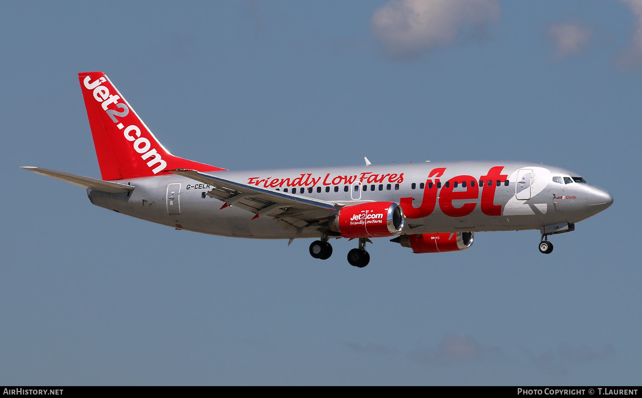 Aircraft Photo of G-CELR | Boeing 737-330(QC) | Jet2 | AirHistory.net #444367