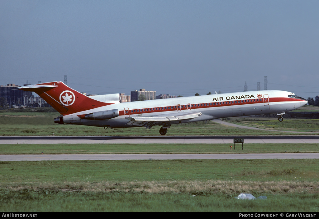 Aircraft Photo of C-GAAC | Boeing 727-233/Adv | Air Canada | AirHistory.net #444377