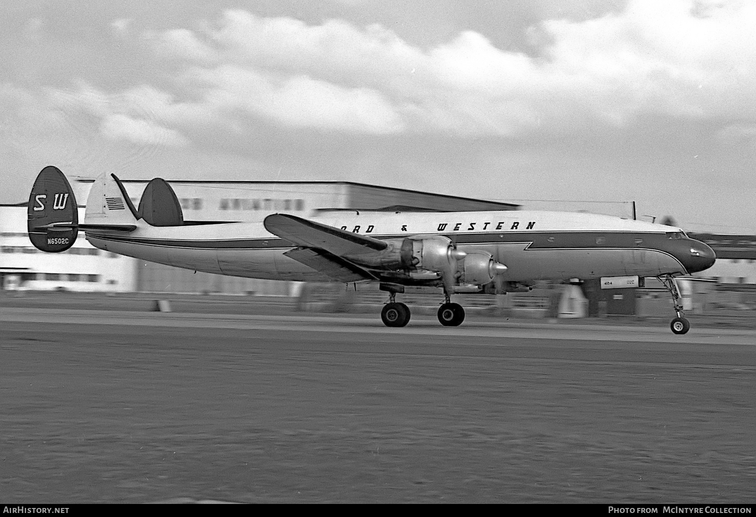 Aircraft Photo of N6502C | Lockheed L-1049H Super Constellation | Seaboard & Western Airlines | AirHistory.net #444388