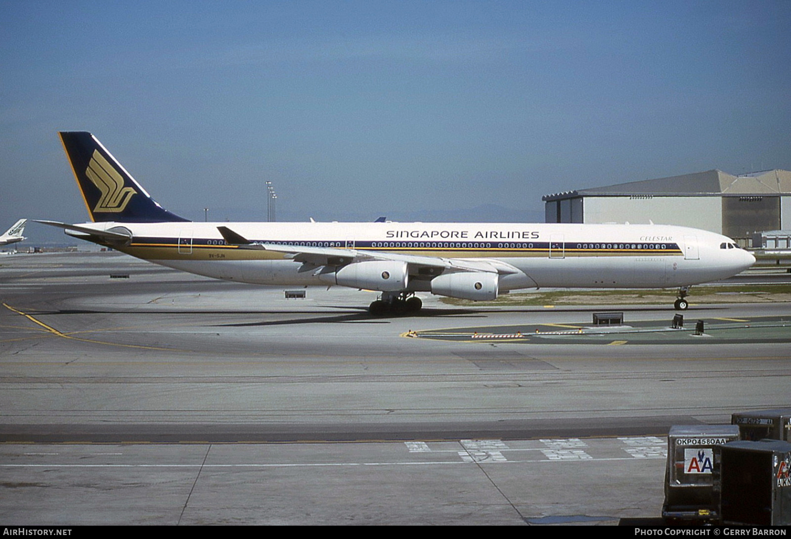 Aircraft Photo of 9V-SJN | Airbus A340-313X | Singapore Airlines | AirHistory.net #444394