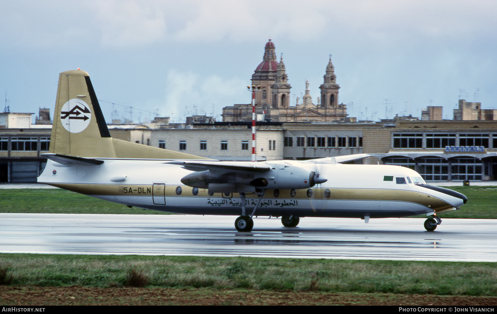 Aircraft Photo of 5A-DLN | Fokker F27-600 Friendship | Libyan Arab Airlines | AirHistory.net #444425