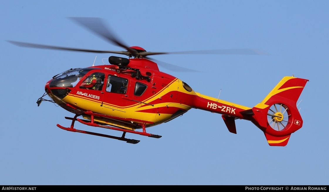 Aircraft Photo of HB-ZRK | Eurocopter EC-135T-1 | Air Glaciers | AirHistory.net #444427