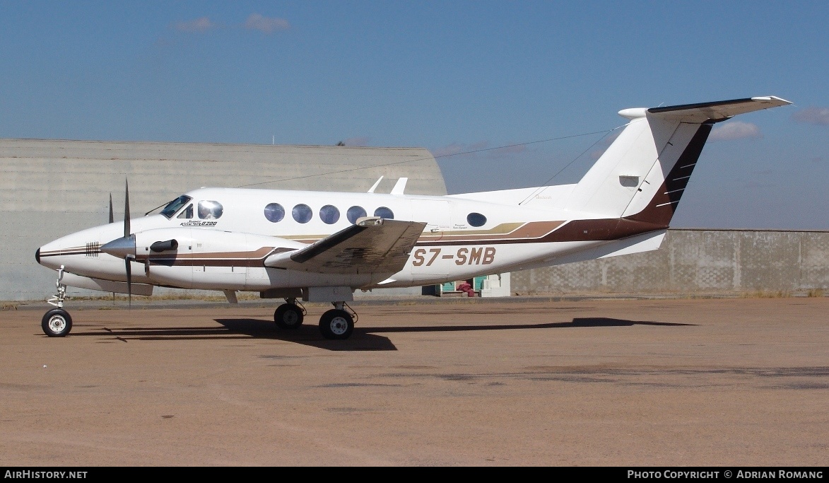 Aircraft Photo of S7-SMB | Beechcraft B200 King Air | AirHistory.net #444442