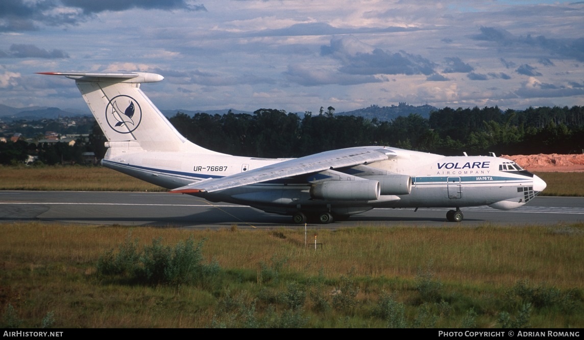 Aircraft Photo of UR-76687 | Ilyushin Il-76TD | Volare Aircompany | AirHistory.net #444443