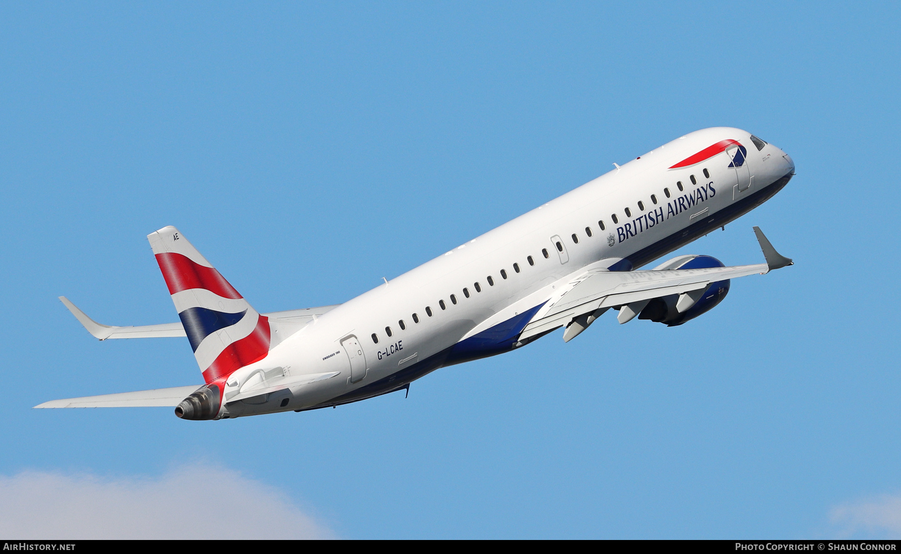 Aircraft Photo of G-LCAE | Embraer 190SR (ERJ-190-100SR) | British Airways | AirHistory.net #444458