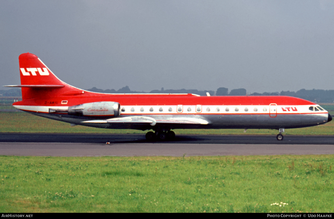 Aircraft Photo of D-ANYL | Sud SE-210 Caravelle 10B1R | LTU - Lufttransport-Unternehmen | AirHistory.net #444467