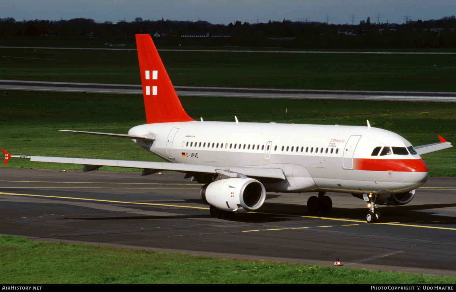 Aircraft Photo of D-APAD | Airbus A319-132LR | PrivatAir | AirHistory.net #444471