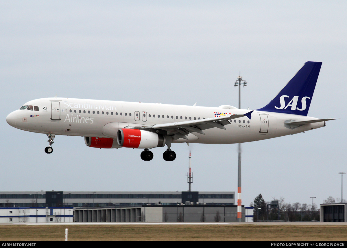 Aircraft Photo of OY-KAN | Airbus A320-232 | Scandinavian Airlines - SAS | AirHistory.net #444493
