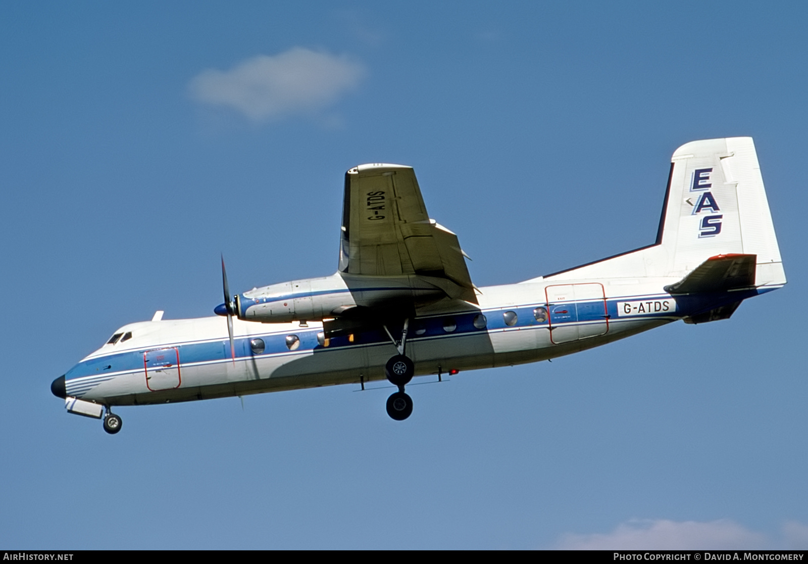 Aircraft Photo of G-ATDS | Handley Page HPR-7 Herald 209 | EAS - Express Air Services | AirHistory.net #444530