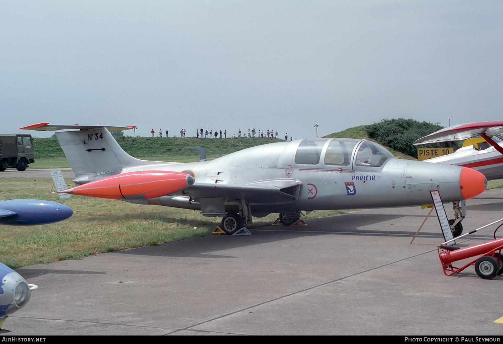 Aircraft Photo of 34 | Morane-Saulnier MS-760 Paris IR | France - Air Force | AirHistory.net #444535