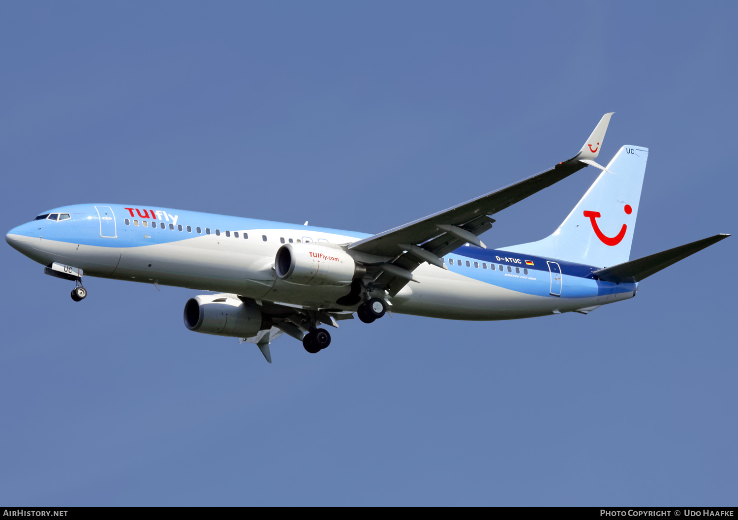 Aircraft Photo of D-ATUC | Boeing 737-8K5 | TUIfly | AirHistory.net #444537