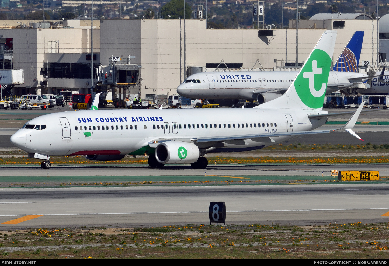 Aircraft Photo of PH-HSM | Boeing 737-8K2 | Sun Country Airlines | AirHistory.net #444553