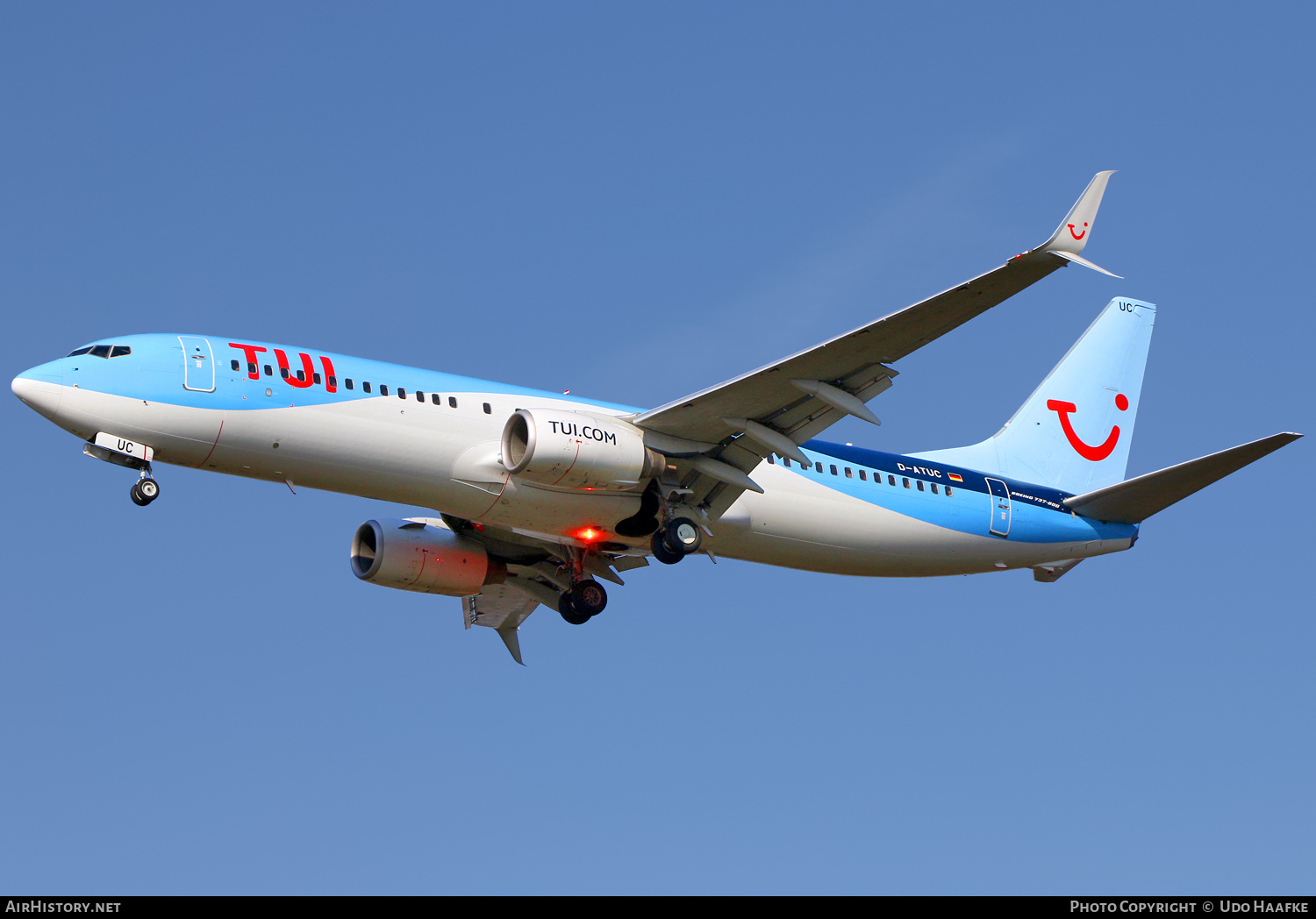 Aircraft Photo of D-ATUC | Boeing 737-8K5 | TUI | AirHistory.net #444563