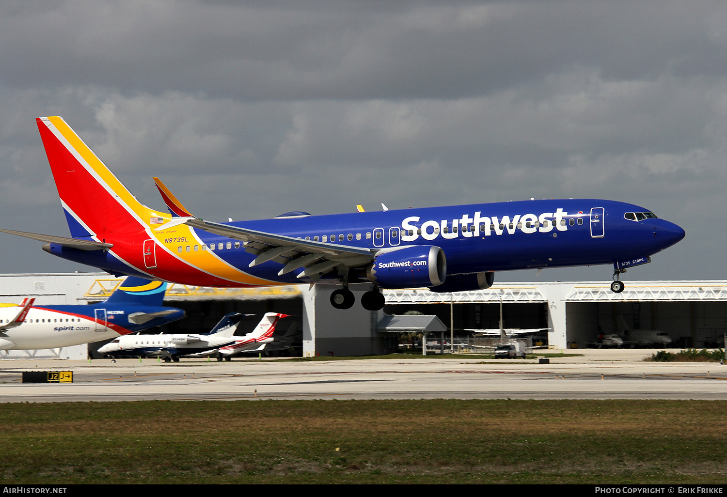 Aircraft Photo of N8735L | Boeing 737-8 Max 8 | Southwest Airlines | AirHistory.net #444628