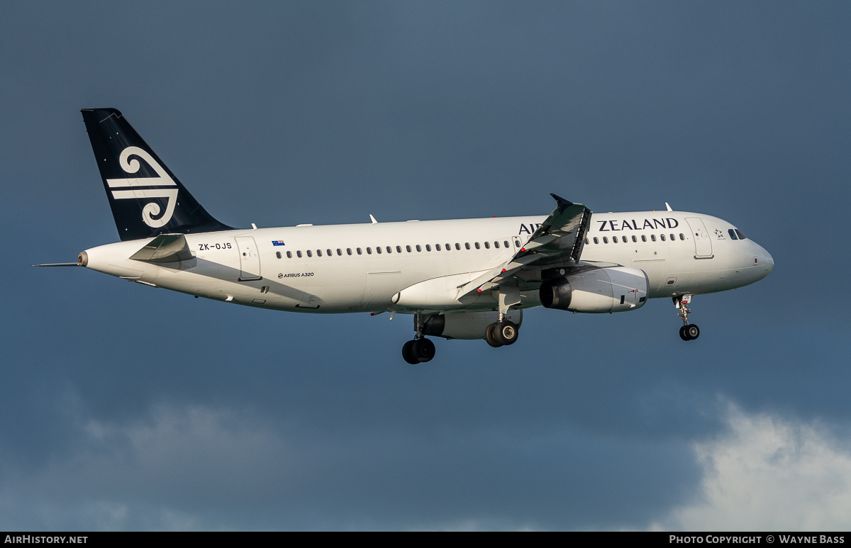 Aircraft Photo of ZK-OJS | Airbus A320-232 | Air New Zealand | AirHistory.net #444645