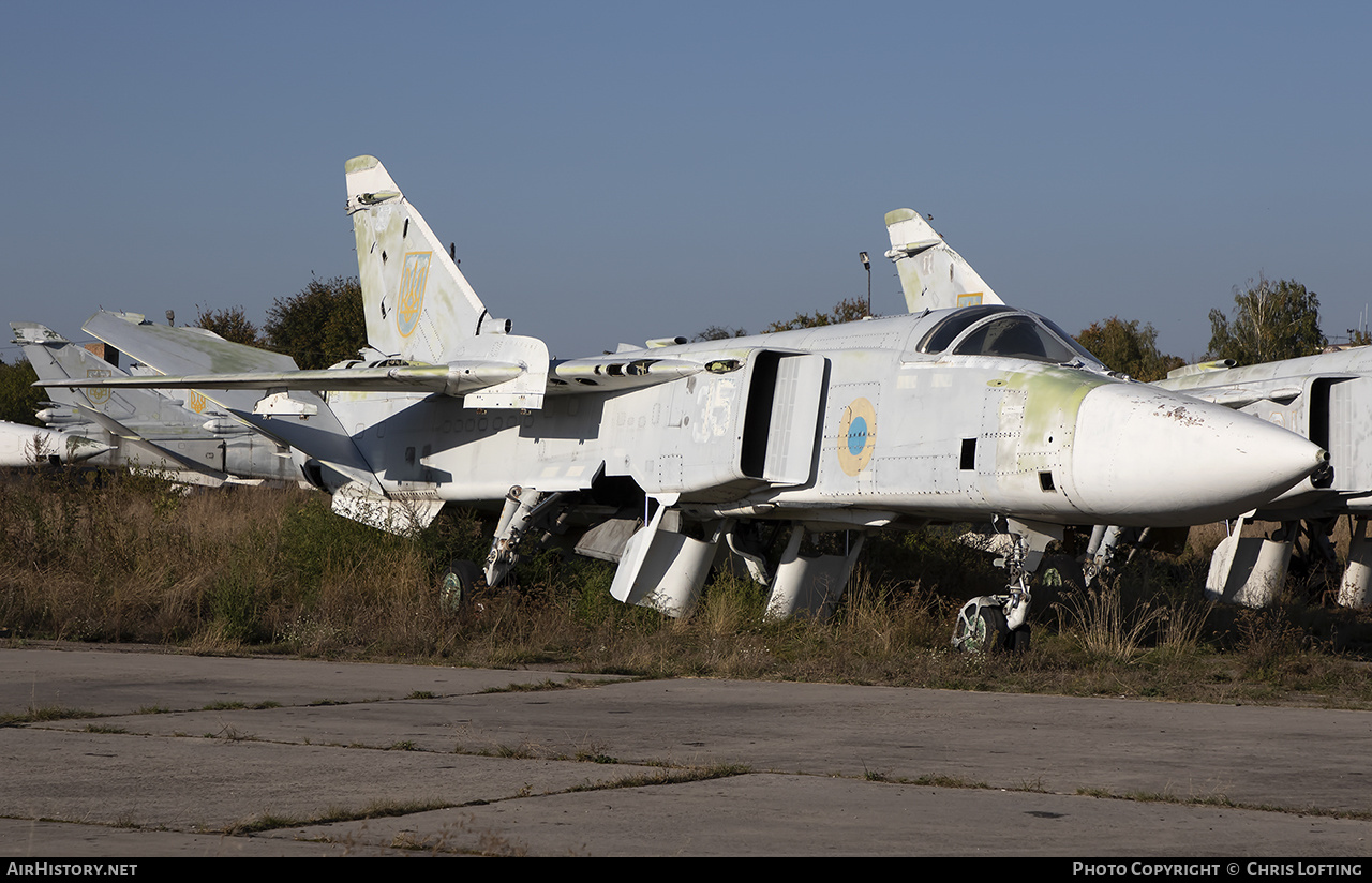 Aircraft Photo of 15 blue | Sukhoi Su-24M | Ukraine - Air Force | AirHistory.net #444663