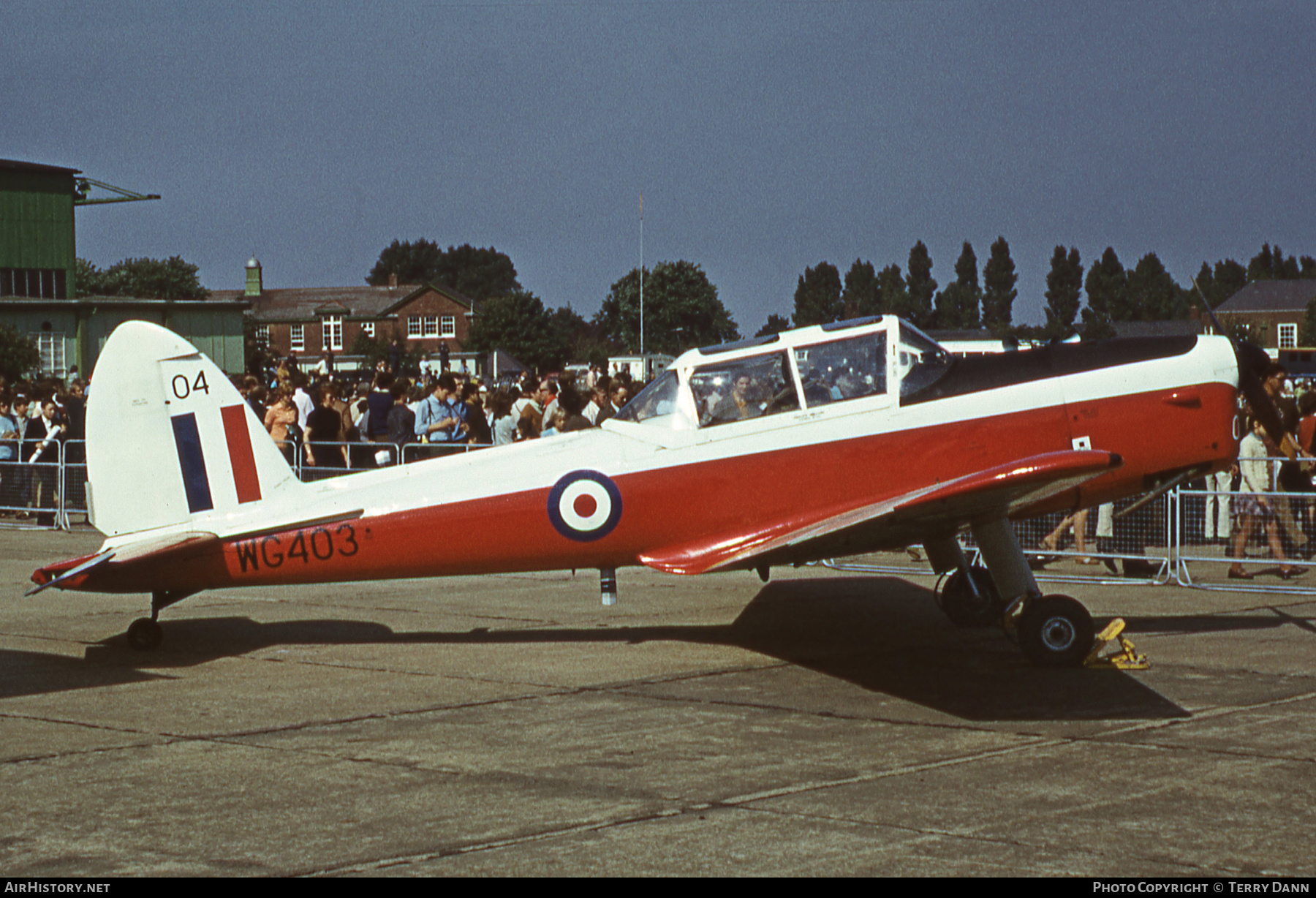 Aircraft Photo of WG403 | De Havilland DHC-1 Chipmunk T10 | UK - Air Force | AirHistory.net #444670