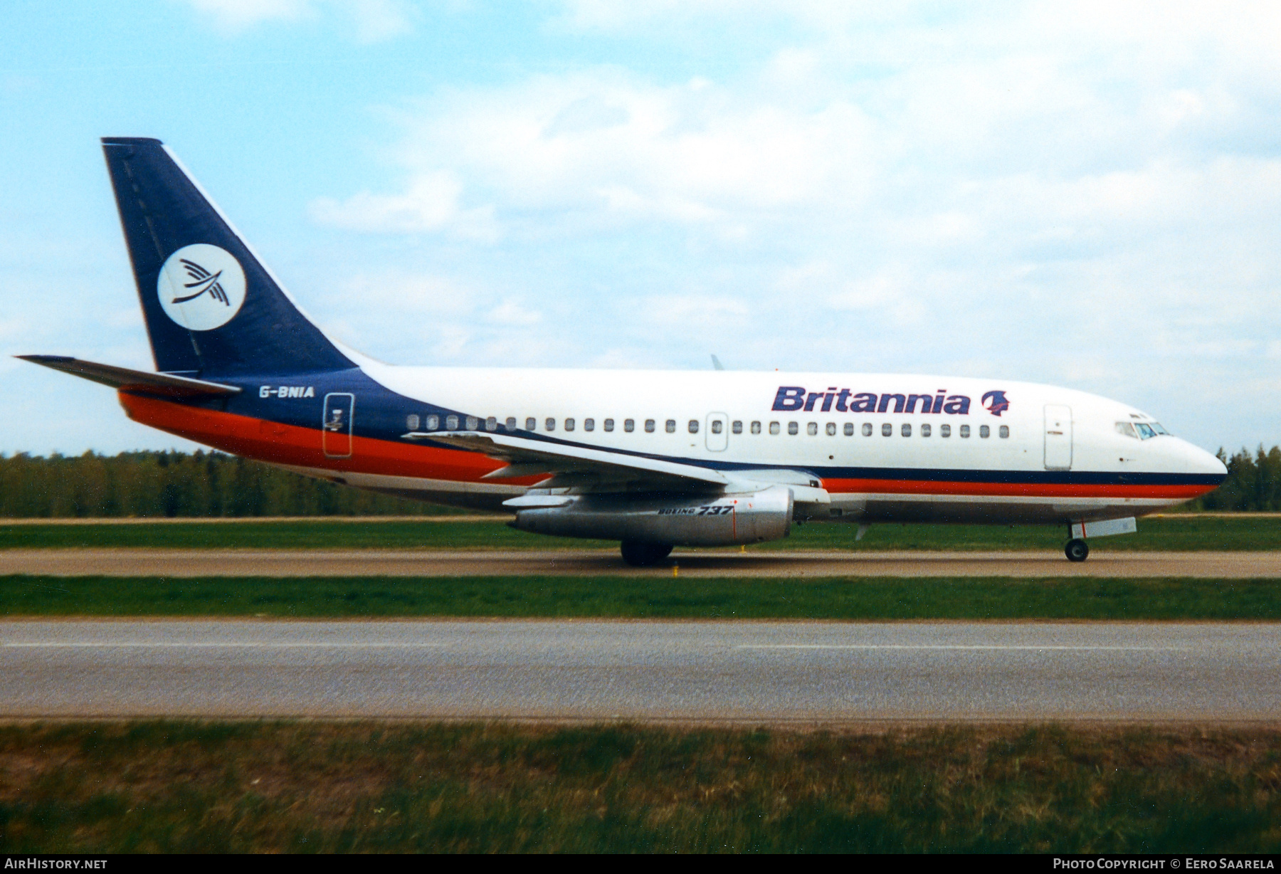 Aircraft Photo of G-BNIA | Boeing 737-2A3/Adv | Britannia Airways | AirHistory.net #444676