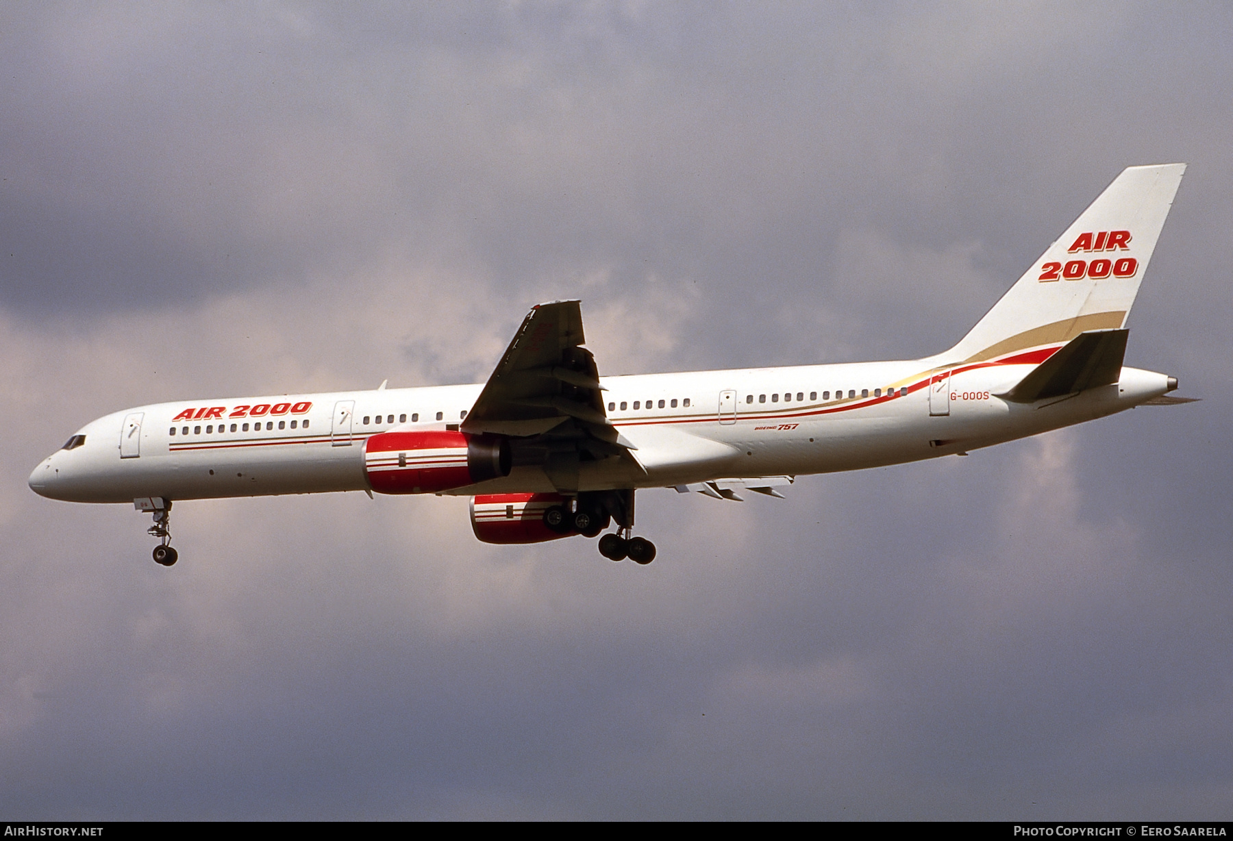 Aircraft Photo of G-OOOS | Boeing 757-236 | Air 2000 | AirHistory.net #444683