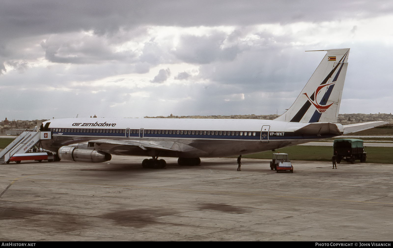 Aircraft Photo of VP-WKT | Boeing 707-330B | Air Zimbabwe | AirHistory.net #444703