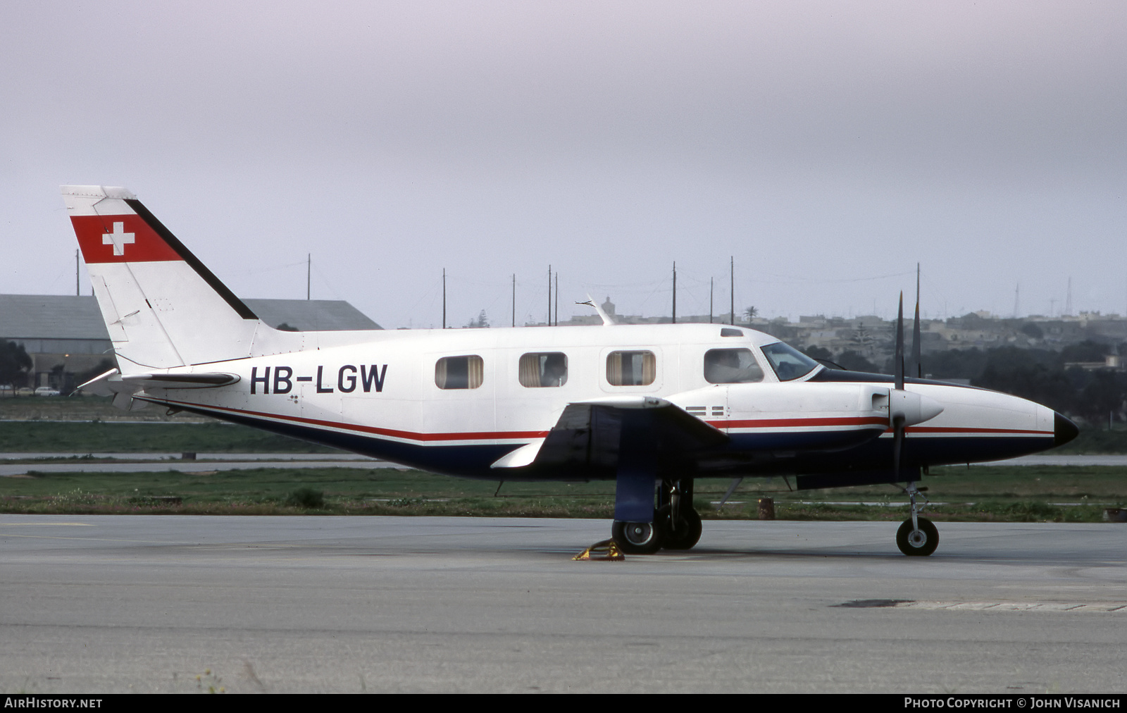 Aircraft Photo of HB-LGW | Piper PA-31P Pressurized Navajo | AirHistory.net #444705