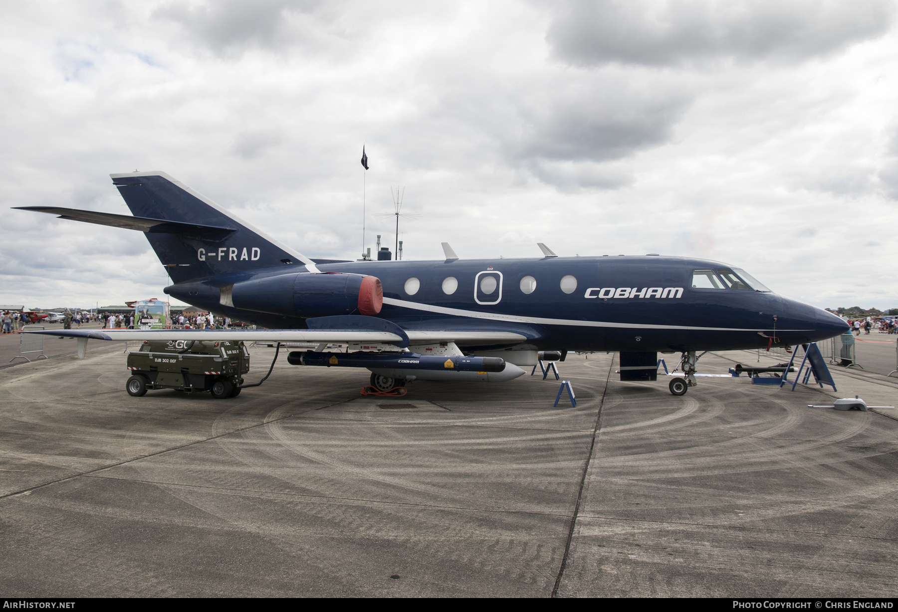 Aircraft Photo of G-FRAD | Dassault Falcon 20E | Cobham Aviation Services | AirHistory.net #444711