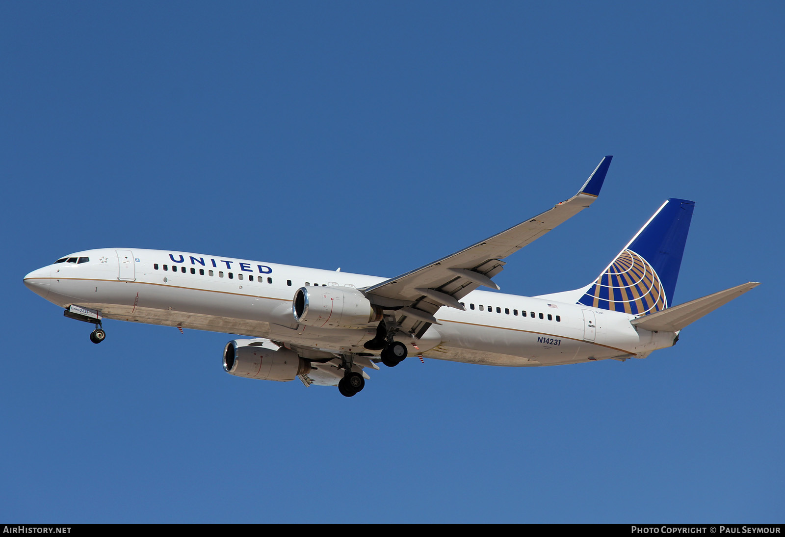 Aircraft Photo of N14231 | Boeing 737-824 | United Airlines | AirHistory.net #444760