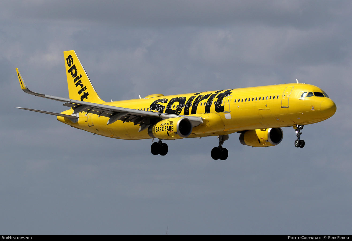 Aircraft Photo of N674NK | Airbus A321-231 | Spirit Airlines | AirHistory.net #444805