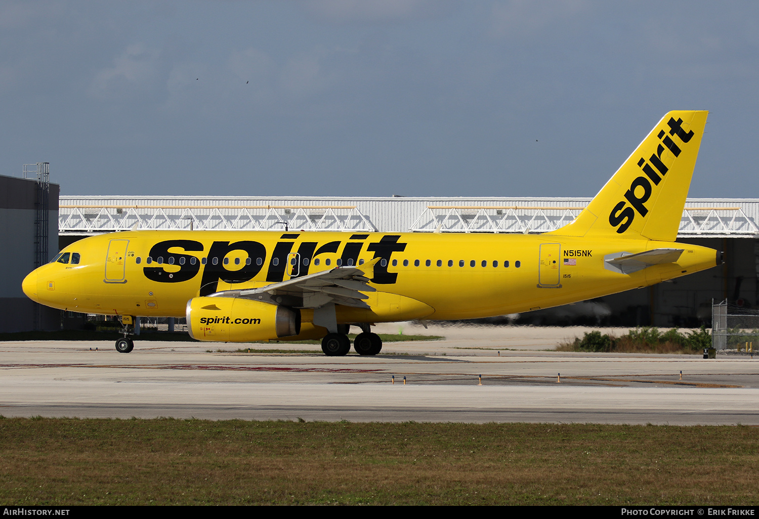 Aircraft Photo of N515NK | Airbus A319-132 | Spirit Airlines | AirHistory.net #444815
