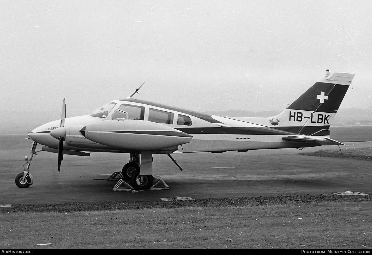 Aircraft Photo of HB-LBK | Cessna 310F | AirHistory.net #444834