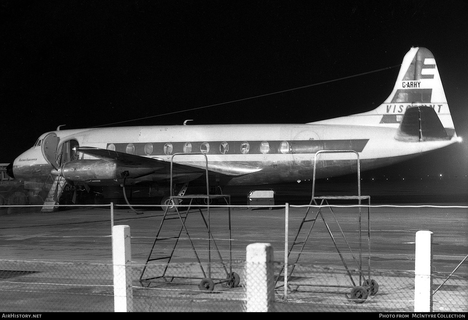 Aircraft Photo of G-ARHY | Vickers 745D Viscount | AirHistory.net #444839