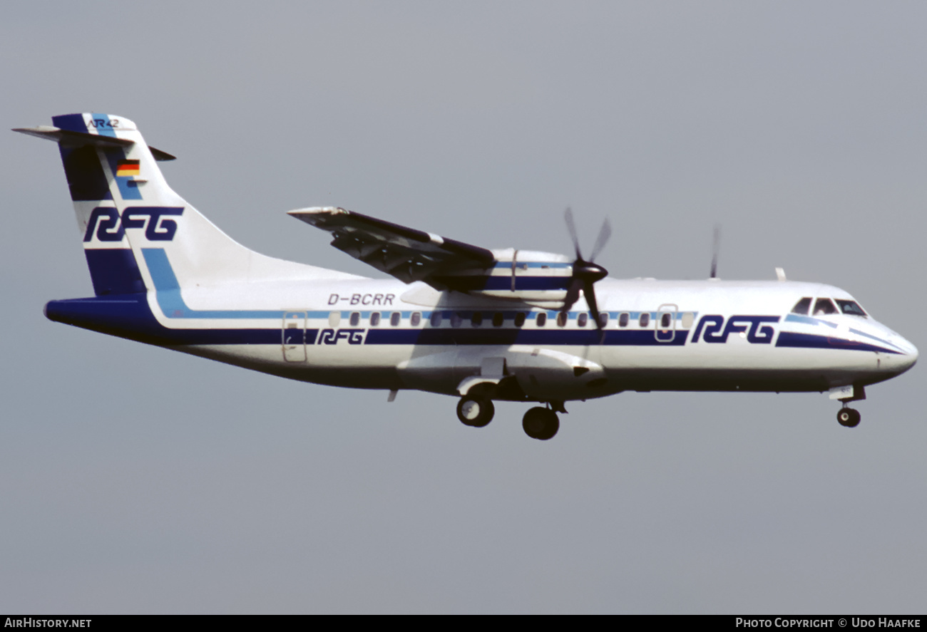 Aircraft Photo of D-BCRR | ATR ATR-42-300 | RFG - Regionalflug | AirHistory.net #444896