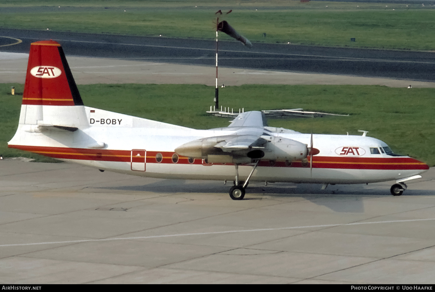 Aircraft Photo of D-BOBY | Fokker F27-100 Friendship | SAT - Special Air Transport | AirHistory.net #444897