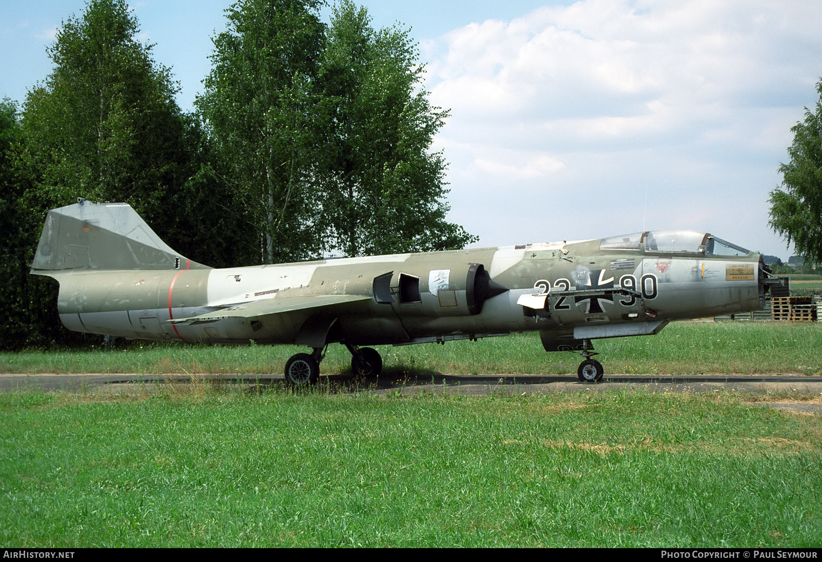 Aircraft Photo of 2290 | Lockheed F-104G Starfighter | Germany - Air Force | AirHistory.net #444915